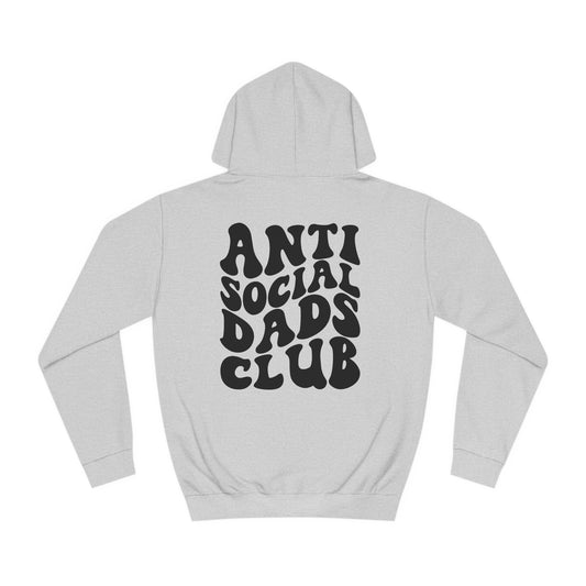 Anti Social Dad Unisex College Hoodie