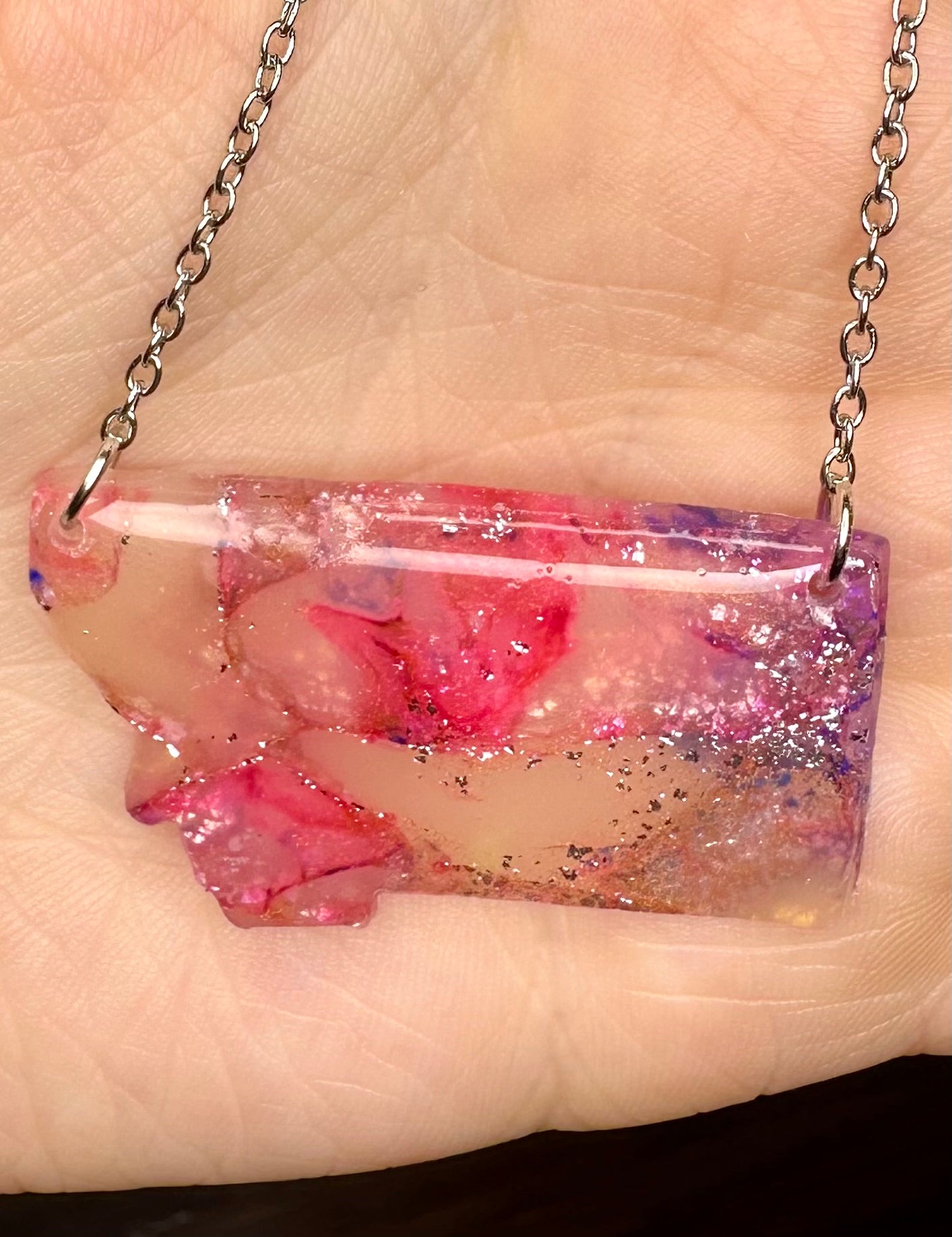 Pink & Translucent Necklace