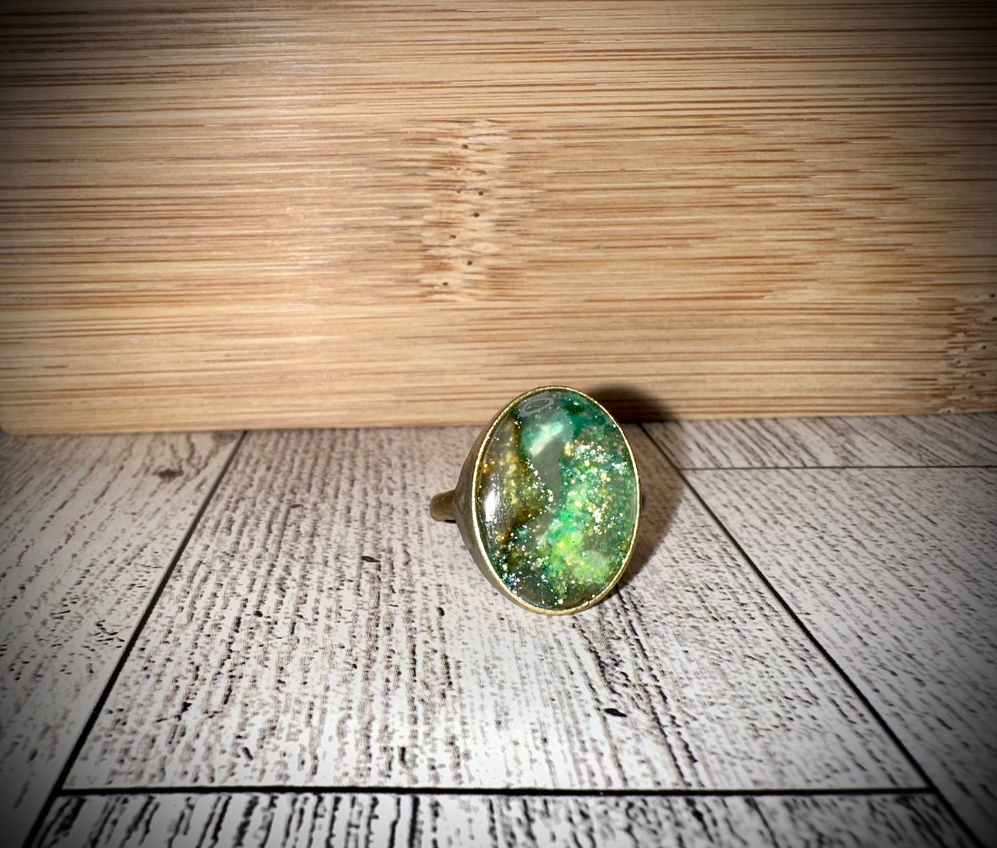 Green Stone Ring