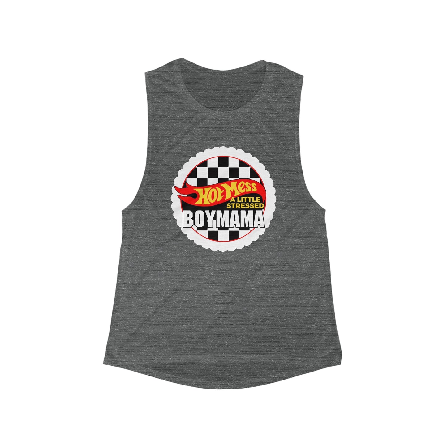 Hot Mess Scoop Muscle Tank