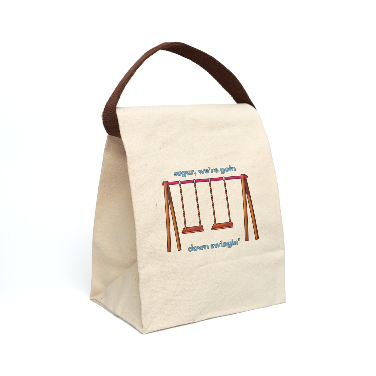 Canvas Lunch Bag With Strap