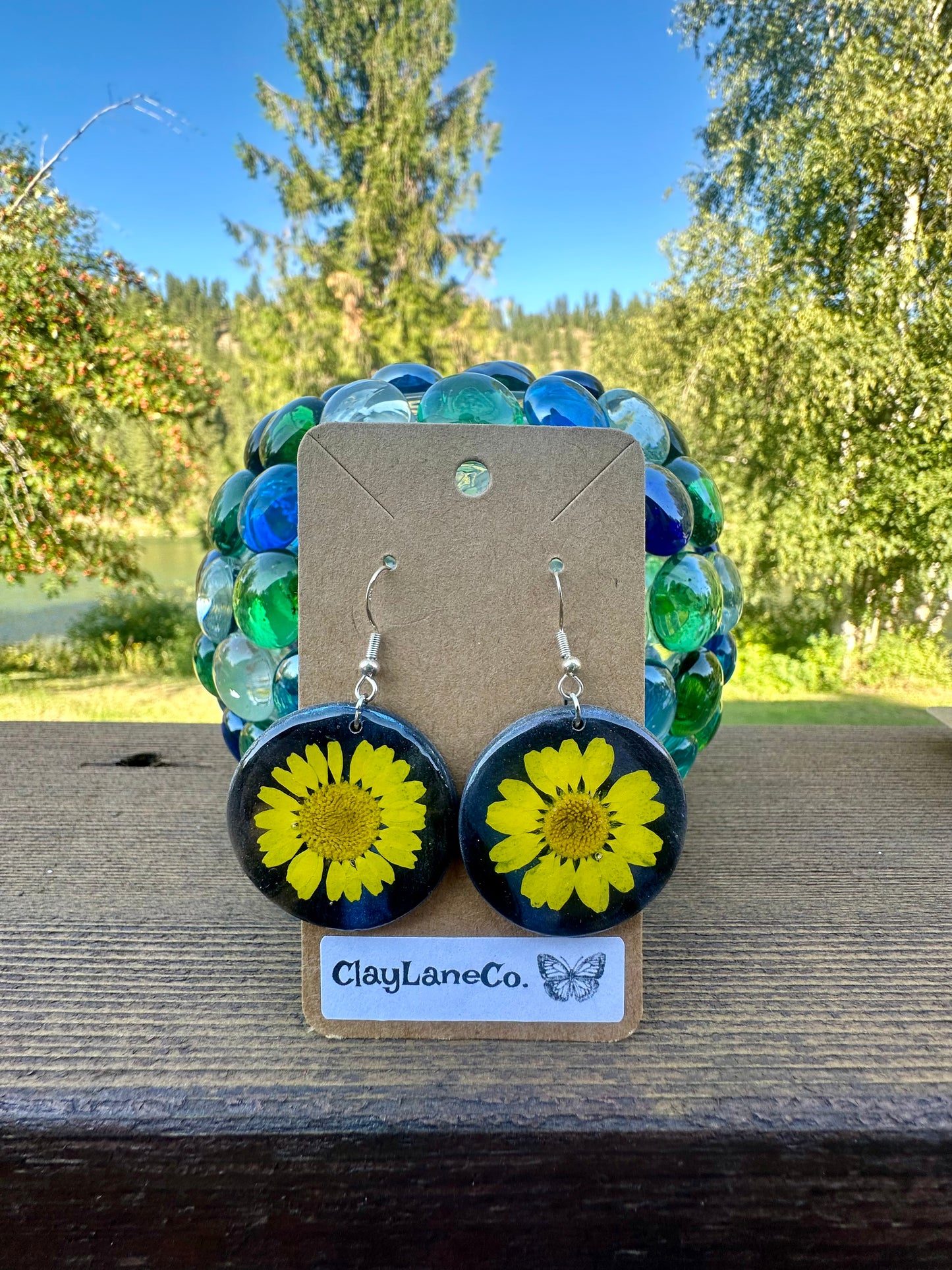 Yellow Daisy Earring