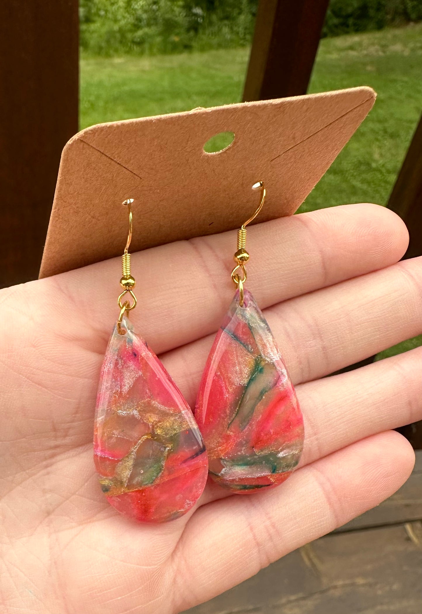 Rainbow Translucent Earrings