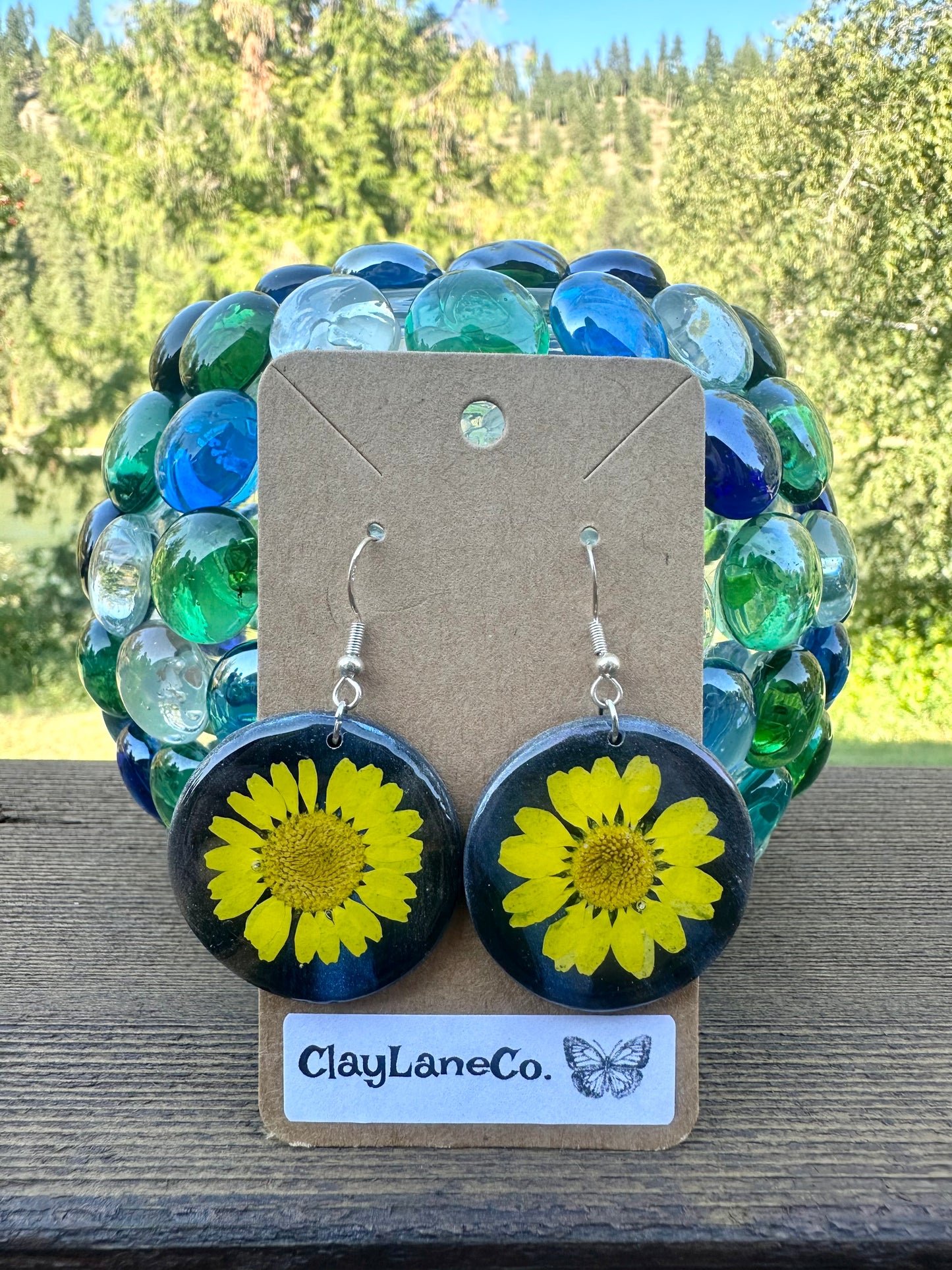 Yellow Daisy Earring