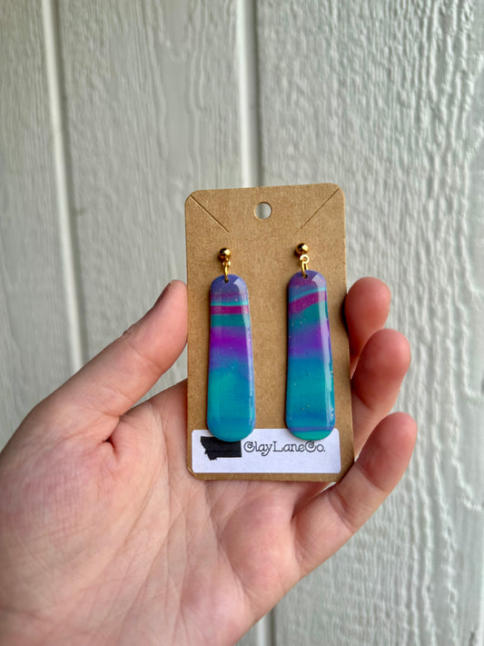 Northern Lights Dangle Studs