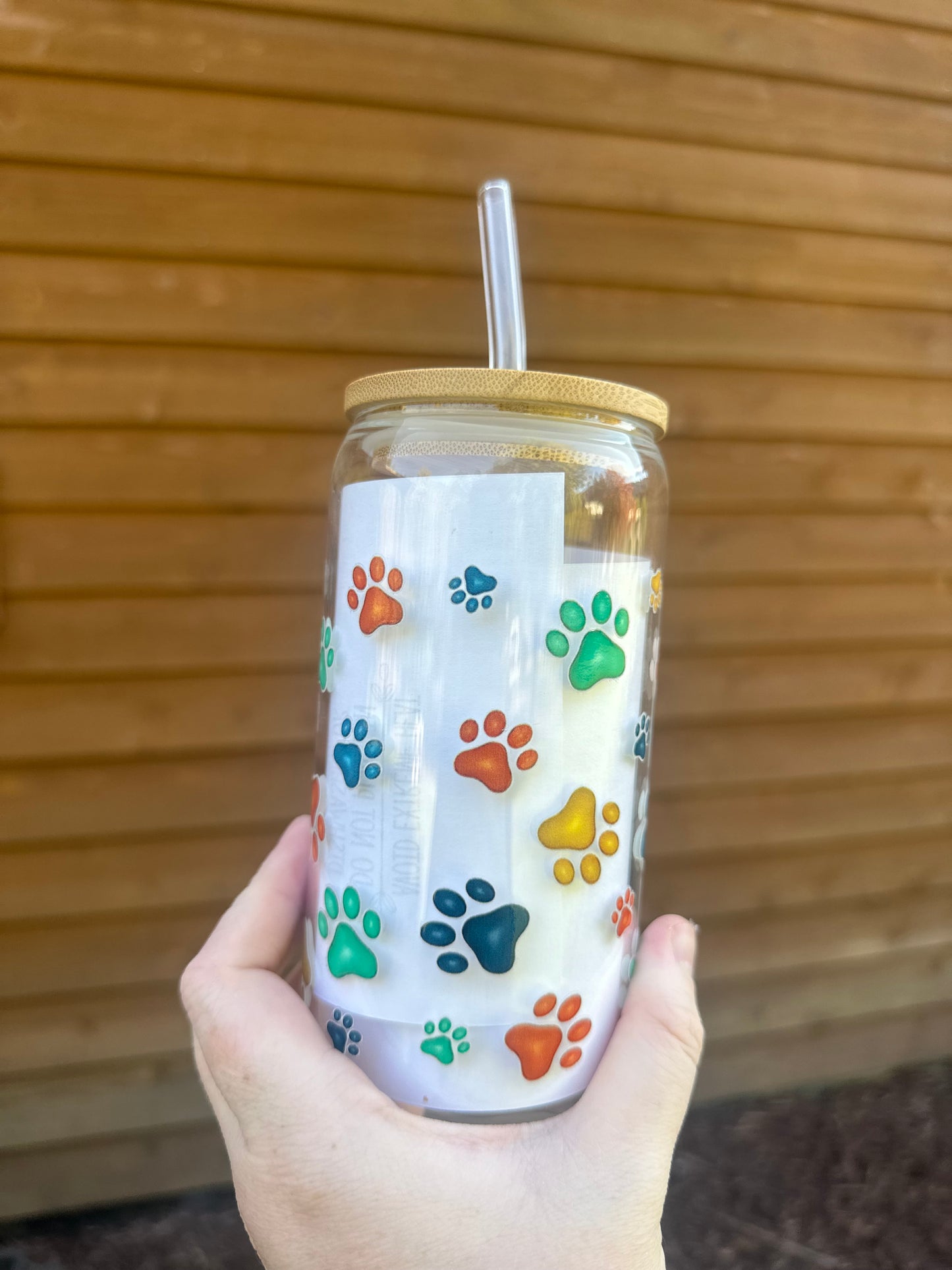 Dog Mom Glass Can Cup